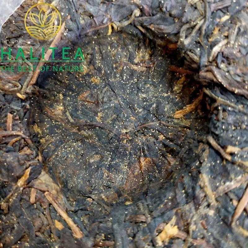 Trà Phổ Nhĩ Sống Cổ Kim Hoa Trung Trà (Zhongcha) 1988 Côn Minh 357g