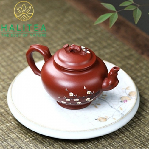 Ấm Tử Sa Báo Xuân Đối Ẩm Đại Hồng Bào 220ml