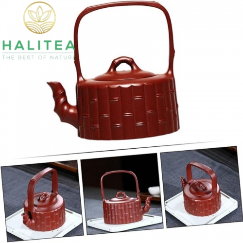 Ấm Tử Sa Biên Trúc Đề Lương Đại Hồng Bào 300ml