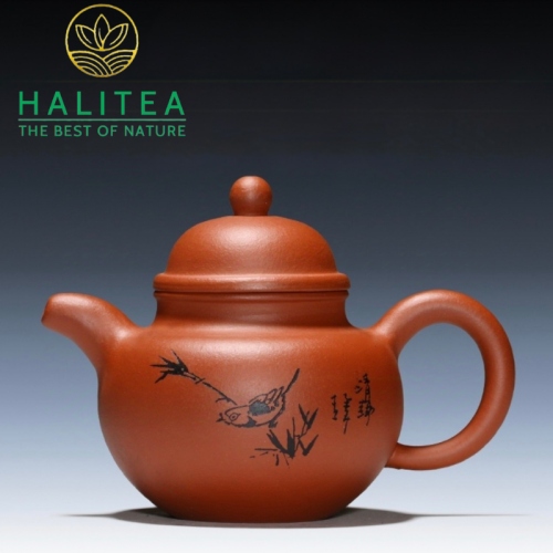 Ấm Tử Sa Chuyết Cầu Có Giấy Chứng Thư 270ml