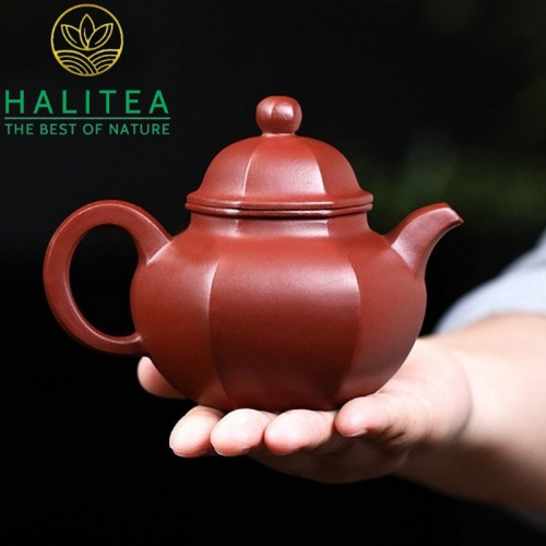 Ấm Tử Sa Chuyết Cầu Lục Phương Đại Hồng Bào 200ml