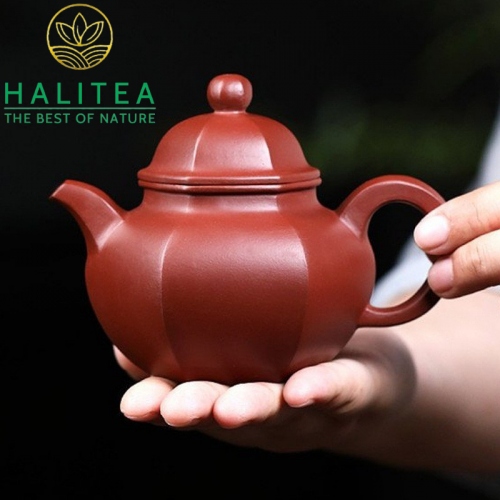 Ấm Tử Sa Chuyết Cầu Lục Phương Đại Hồng Bào 200ml