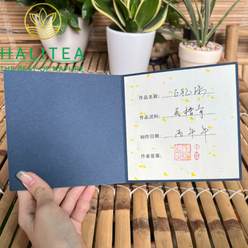 Ấm Tử Sa Cự Luân Châu 340ml – Nguyên Khoáng Đế Tào Thanh Toàn Thủ Công