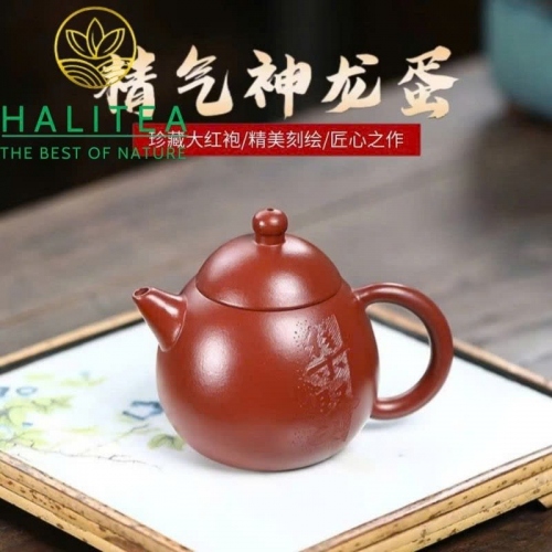 Ấm Tử Sa Long Đán Đại Hồng Bào 185ml