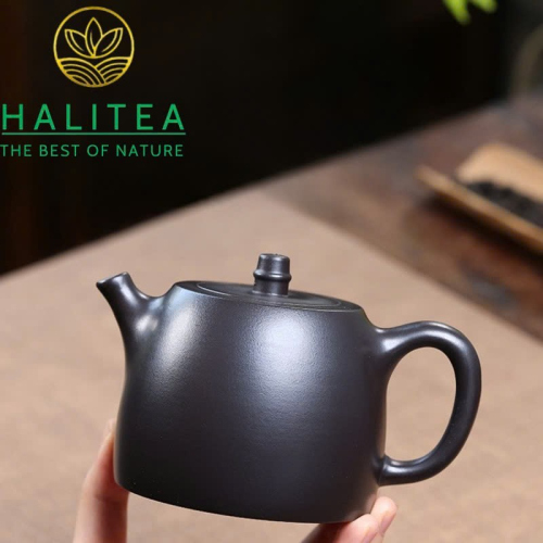 Ấm Tử Sa Nghi Hưng Hán Đạc Thạch Hoàng Nê 270ml Thủ Công Nguyên Khoáng