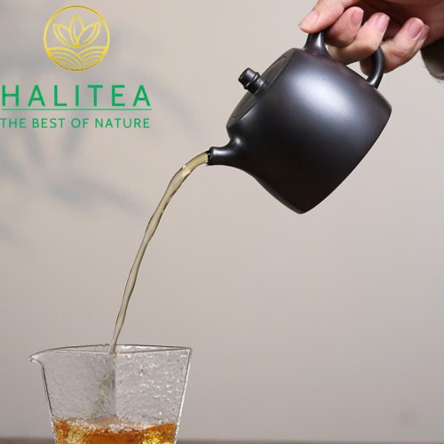 Ấm Tử Sa Nghi Hưng Hán Đạc Thạch Hoàng Nê 270ml Thủ Công Nguyên Khoáng