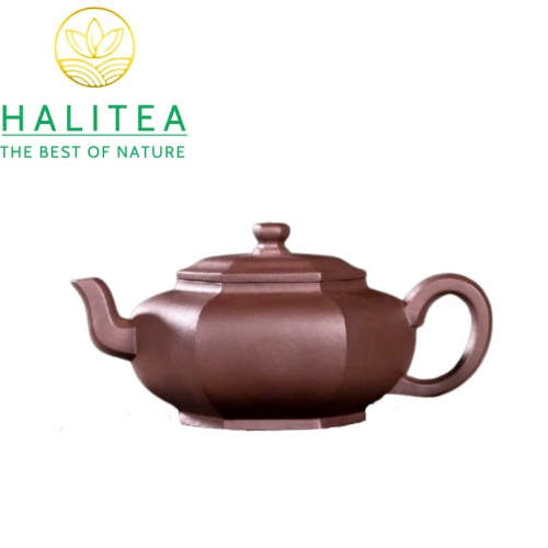 Ấm Tử Sa Tàng Lục Phương 250ml – Nguyên Khoáng Lão Tử Nê Thủ Công