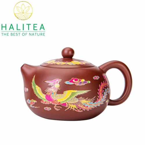 Ấm Tử Sa Tây Thi Đại Hồng Bào Long Phụng Đổi Màu 200ml