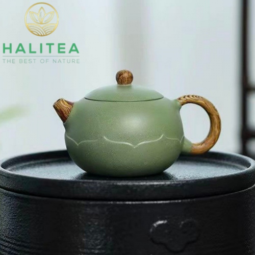 Ấm Tử Sa Tây Thi Hoa Sen Đậu Thanh Nê 250ml