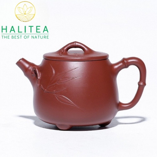Ấm Tử Sa Thạch Biều Biến Thể Đại Hồng Bào Có Giấy Chứng Thư 240ml