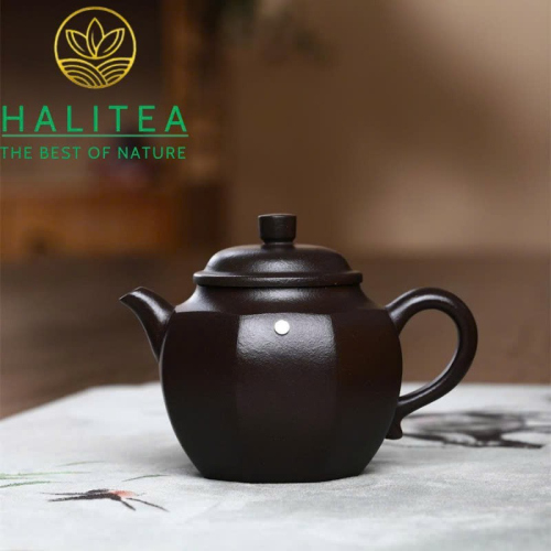 Ấm Tử Sa Thạch Hoàng Bát Phương 250ml – Gia Tàng Thạch Hoàng Nê Thủ Công