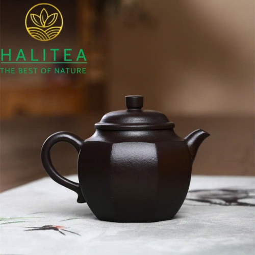 Ấm Tử Sa Thạch Hoàng Bát Phương 250ml – Gia Tàng Thạch Hoàng Nê Thủ Công