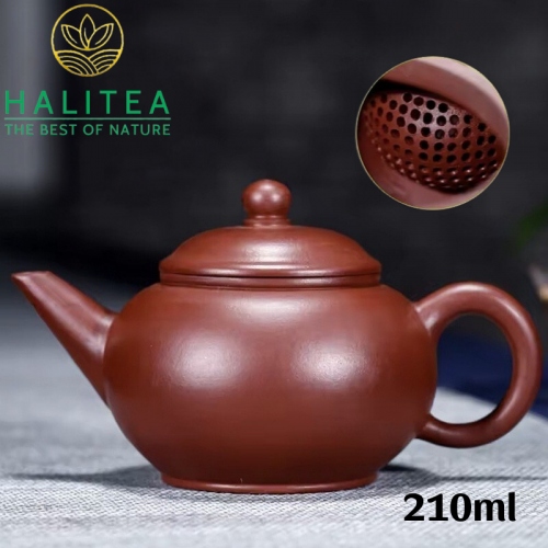 Ấm Tử Sa Thủy Bình Đại Hồng Bào Trơn Lọc Tổ Ong 200ml