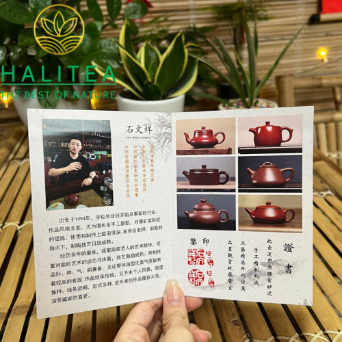 Ấm Tử Sa Tiểu Phẩm Ngọc Thiền Đại Hồng Bào 120ml – Nguyên Khoáng Đại Hồng Bào Nghi Hưng