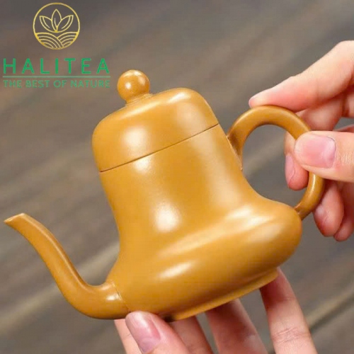 Ấm Tử Sa Tư Đình Hoàng Kim Đoạn Nê 175ml