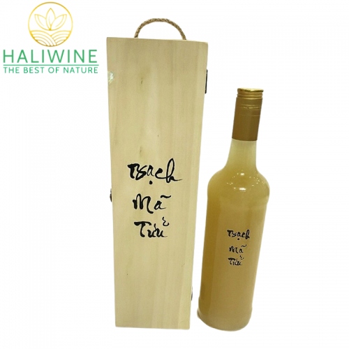 Bạch Mã Tửu Hộp Gỗ Cao Cấp Chai Cao 750ml