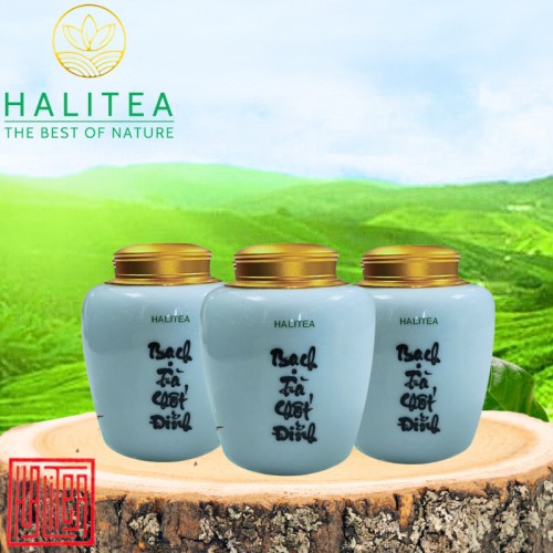 Bạch Trà Chốt Đỉnh Hũ Sứ Hộp Cao Cấp 100gr