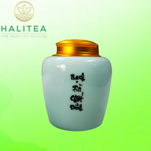 Bạch Trà Chốt Đỉnh Hũ Sứ Hộp Cao Cấp 100gr