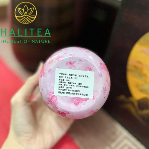 Bạch Trà Cổ Thụ Quả Tật Lê Gai Vân Nam Hộp Thiếc 100g