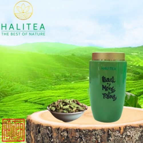 Bạch Trà Móng Rồng HALITEA Hũ Sứ Cao Cấp 50g
