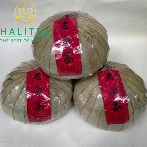 Bạch Trà Nghi Lao Sơn 2003 – Bạch Trà Cổ Thụ Vô Lượng Sơn Gói Lá Sen 500g