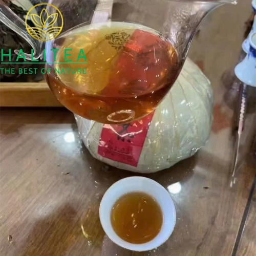 Bạch Trà Nghi Lao Sơn 2003 – Bạch Trà Cổ Thụ Vô Lượng Sơn Gói Lá Sen 500g