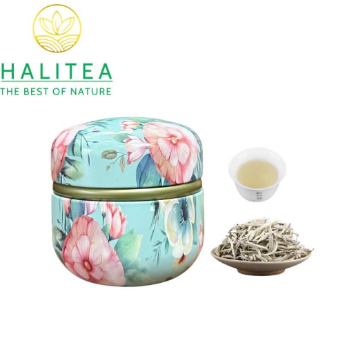 Bạch Trà Nguyệt Quang Bạch Đơn Nha Cổ Thụ Vân Nam – Hộp Thiếc 50g