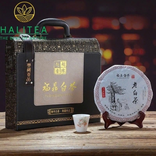Bạch Trà Phúc Đỉnh Hộp Quà Tặng Cao Cấp 350gr