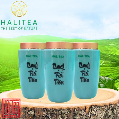 Bạch Trà Tiên Mai HALITEA Hũ Sứ Cao Cấp 20gr