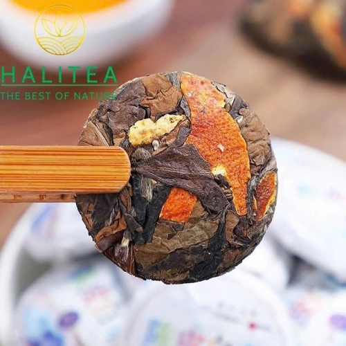 Bạch Trà Trần Bì Phúc Đỉnh Thọ Mi - Hộp Thiếc 100gr