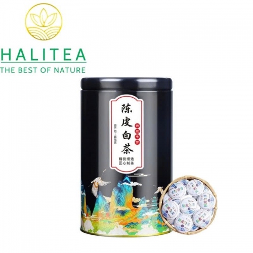 Bạch Trà Trần Bì Phúc Đỉnh Thọ Mi - Hộp Thiếc 100gr