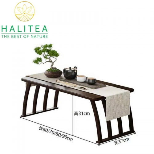 Bàn Trà Tatami Thấp Phong Cách Nhật Bản, Cửa sổ, Ban Công 60/70/80/90cm