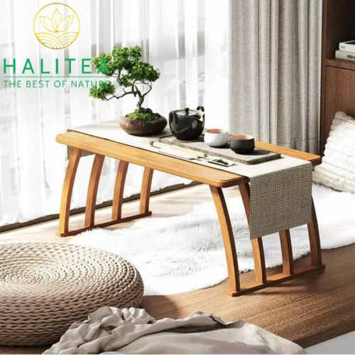 Bàn Trà Tatami Thấp Phong Cách Nhật Bản, Cửa sổ, Ban Công 60/70/80/90cm