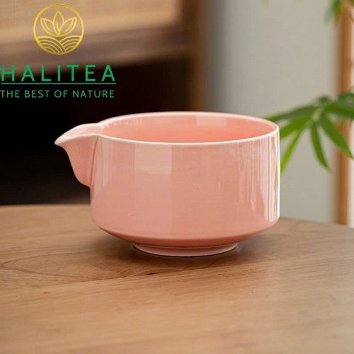 Bát Trà Matcha Nhật Bản Có Miệng Rót – Gốm Sứ Cao Cấp 600ml (4 Màu)