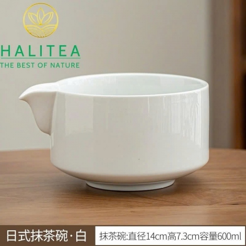 Bát Trà Matcha Nhật Bản Có Miệng Rót – Gốm Sứ Cao Cấp 600ml (4 Màu)