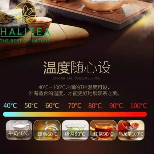 Bếp Điện Đôi KAMJOVE H9 Cấp Nước Từ Đáy Bộ Ấm Thủy Tinh Cao Cấp – Hộp Quà Tặng
