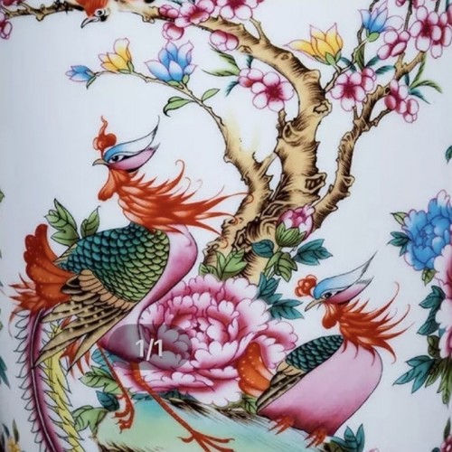 Bình Hoa Gốm Sứ Phong Thuỷ Cao Cấp KT36X16CM