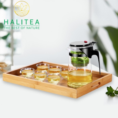 Bình Pha Trà Thủy Tinh Cao Cấp 900ml