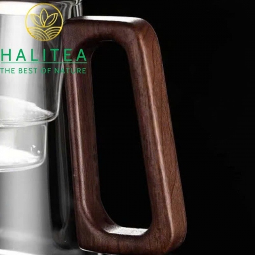 Bình Pha Trà Thủy Tinh Nút Bấm Tách Trà 800ml – Bình Pha Trà Thông Minh