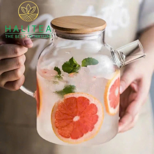 Bình Thủy Tinh Pha Trà Cao Cấp 1.6L