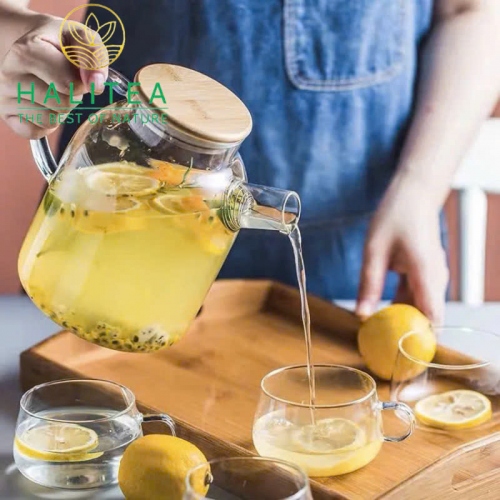 Bình Thủy Tinh Pha Trà Cao Cấp 1.6L
