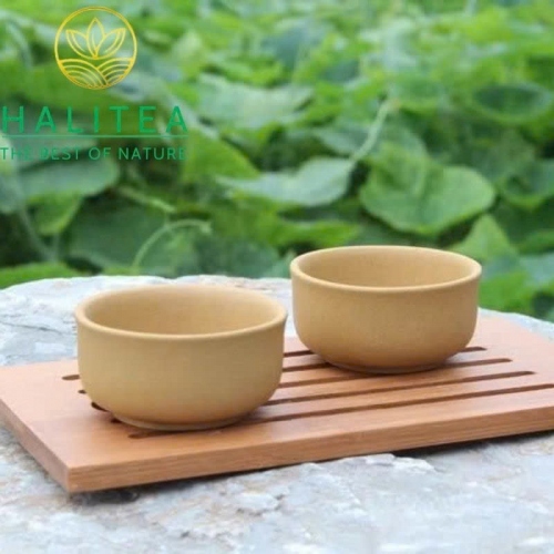Bộ 5 Chén Trà Tử Sa Nghi Hưng Khắc Thơ Đường 50ml