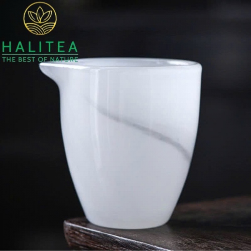 Bộ Ấm Chén Ngọc Hộp Quà Tặng Vali Xanh 10 Món Cao Cấp