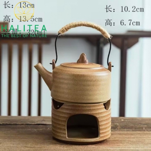 Bộ Ấm Trà Đất Nung Đế Nến 320ml