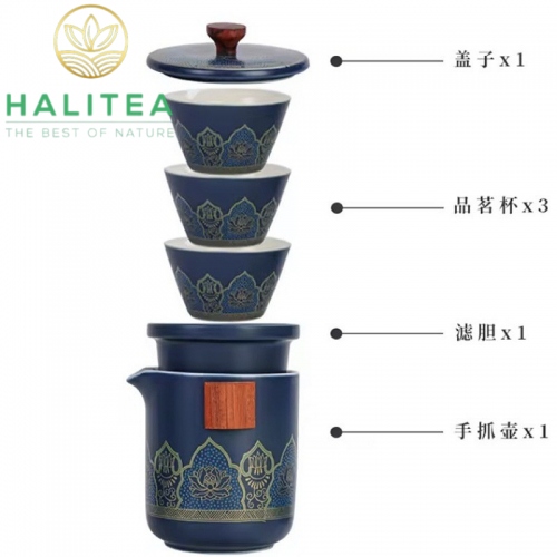 Bộ Ấm Trà Du Lịch Sứ Cao Cấp