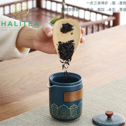 Bộ Ấm Trà Du Lịch Sứ Cao Cấp