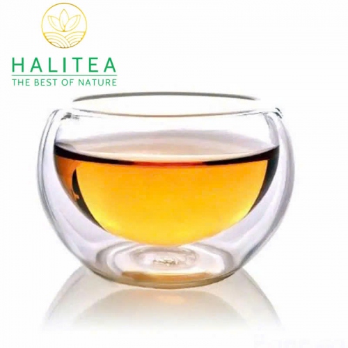 Bộ Ấm Trà Lõi Lọc Thuỷ Tinh Chén 2 Lớp 600ml