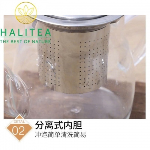 Bộ Ấm Trà Trà Thủy Tinh Lọc Trà Inox 400ml – Bộ Trà Quà Tặng