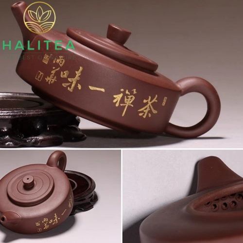 Bộ Ấm Tử Sa Châu Bàn Tử Nê 220ml