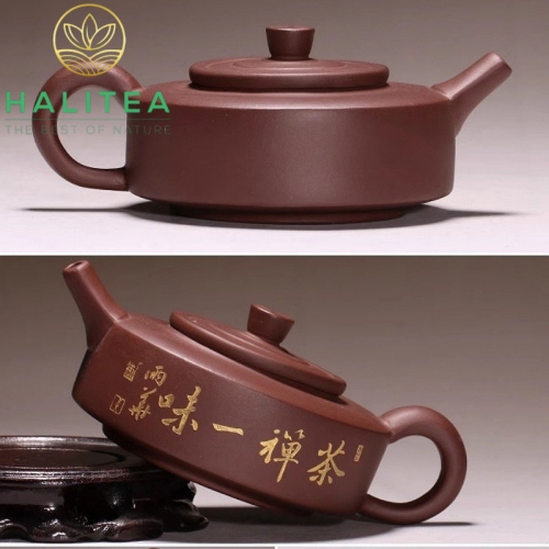 Bộ Ấm Tử Sa Châu Bàn Tử Nê 220ml